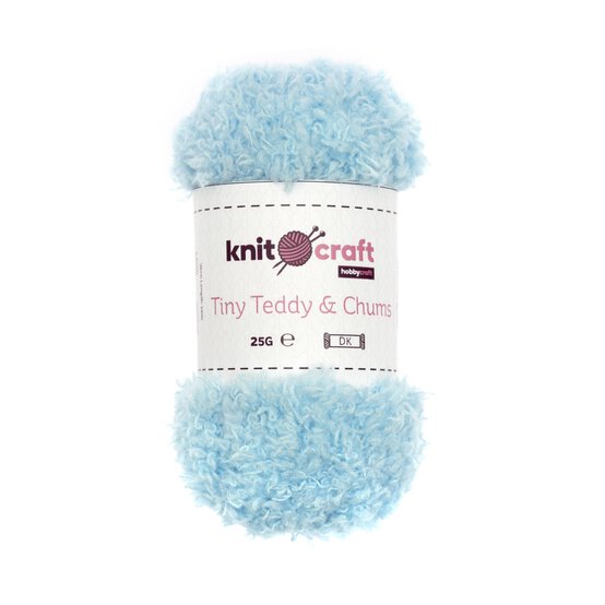 Knitcraft Light Blue Tiny Teddy & Chums 25g image number 1