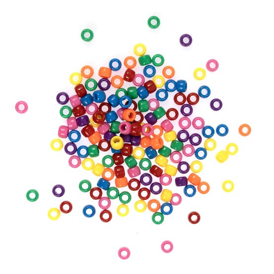 Mixed Neon Pony Beads 50g image number 1