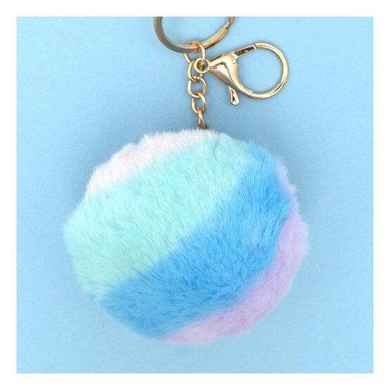 Pastel Pom Pom Keyring image number 2