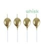 Whisk Gold Balloon Candles 4 Pack image number 1