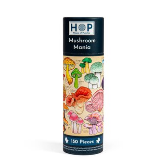 House of Puzzles Mushroom Mania Jigsaw Puzzle Tube 150 Pieces