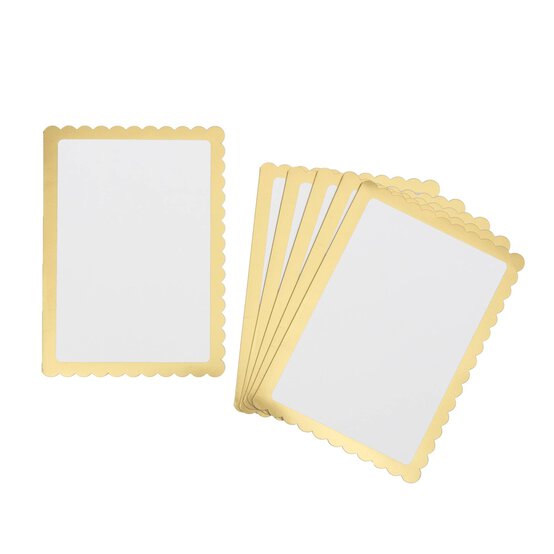 Gold Foil Edge Cards 5 x 7 Inches 6 Pack image number 1