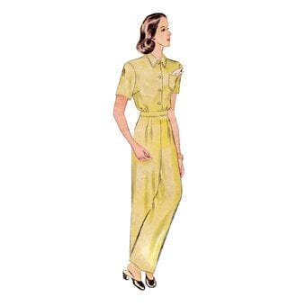 Simplicity Vintage Top and Trousers Sewing Pattern S9635 (6-14) image number 3