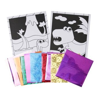 Dinosaur Foil Art Kit