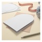 White Arched Cards 5 x 7 Inches 6 Pack image number 2