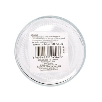 Clear Candle Making Jar 250ml image number 4