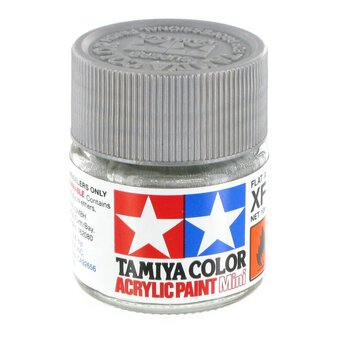 Tamiya Colour Acrylic Paint XF-16 Flat Aluminium 10ml