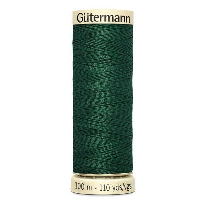 Gutermann Green Sew All Thread 100m (340) image number 1