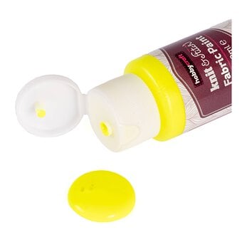 Fluorescent Yellow Fabric Paint 60ml image number 2
