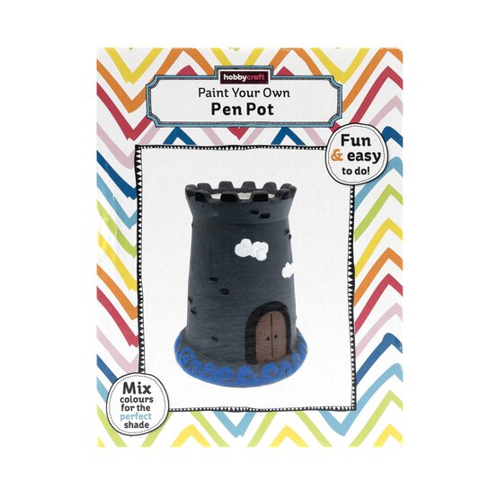 Paint Your Own Castle Pen Pot image number 5