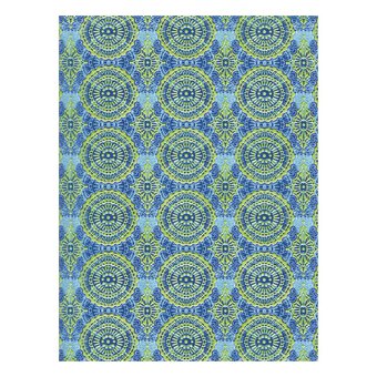 Decopatch Blue and Green Mosaic Paper 3 Sheets