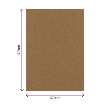 Papermania Kraft Cards and Envelopes 5 x 7 Inches 50 Pack image number 3