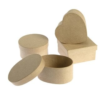 Assorted Mache Boxes 4 Pack