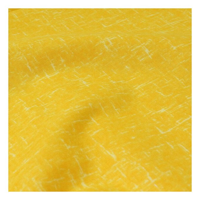 Citron Cotton Textured Blender Fabric Pack 112cm x 2m image number 1