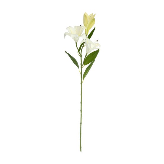 White Lily Spray 70cm image number 1