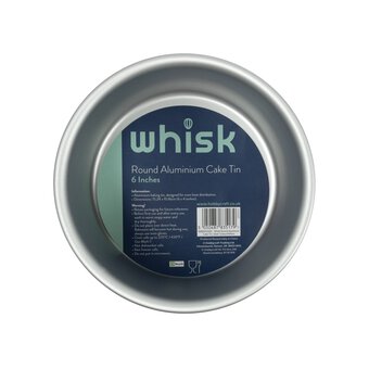 Whisk Round Aluminium Cake Tin 6 x 4 Inches