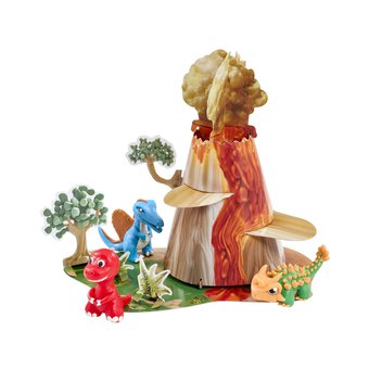 Plasticine Make a Scene Dinosaur Set