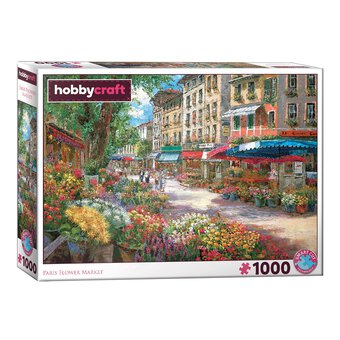 Paris Flower Market Jigsaw Puzzle 1000 Pieces