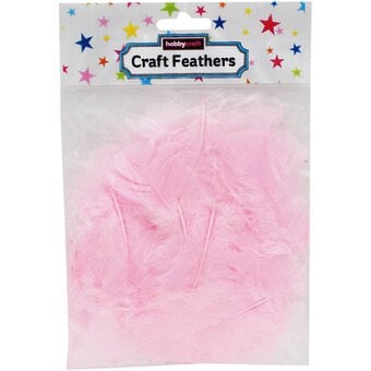 Pink Craft Feathers 5g image number 3