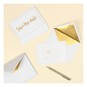 Create & Celebrate Gold Save the Date Cards 20 Pack image number 2
