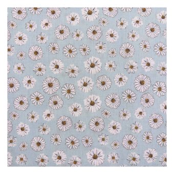 Wild Flowers Daisy Dream Cotton Fabric by the Metre