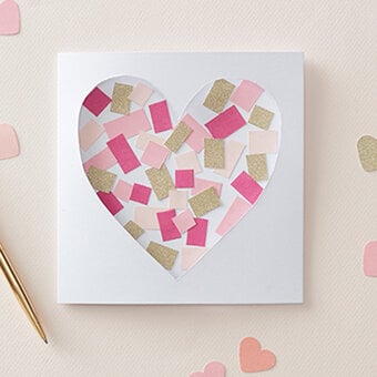 How to Make a Kid's Valentine's Day Mosaic Card