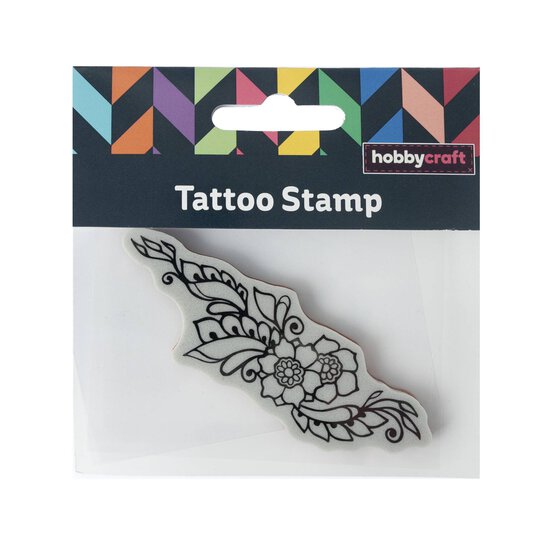 Flowers Tattoo Cling Stamp image number 4