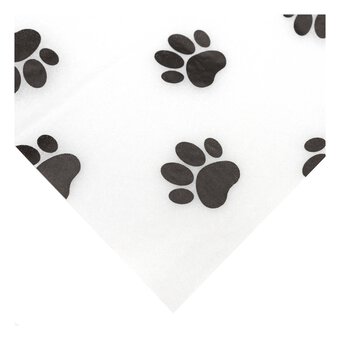 Paw Print Tissue Paper 50cm x 70cm 6 Pack