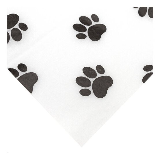 Paw Print Tissue Paper 50cm x 70cm 6 Pack image number 2