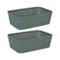 Assorted Small Basketweave Storage Baskets 2 Pack image number 4