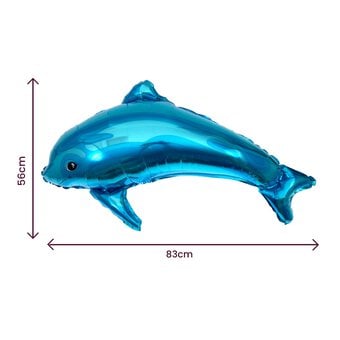 Large Dolphin Foil Balloon image number 2