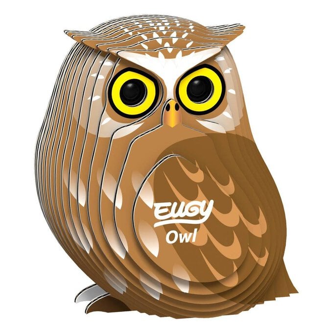 Eugy 3D Owl Model image number 1