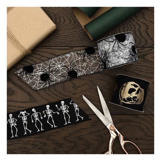 Spiders Wire Edge Printed Ribbon 63mm x 3m image number 3
