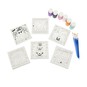 Mini Halloween Colour-in Canvas Kit 6 Pack  image number 2