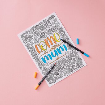 Free Mother's Day Colouring Sheet