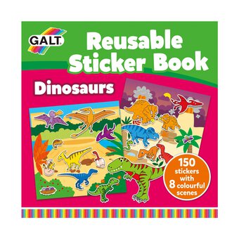 Galt Dinosaurs Reusable Sticker Book