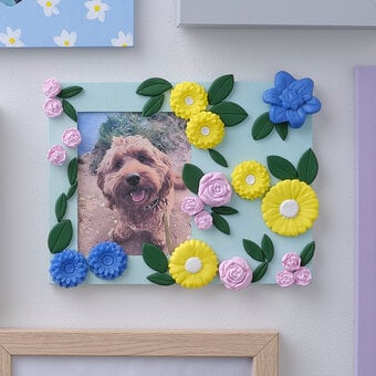 How to Make a FIMO Clay Flower Frame
