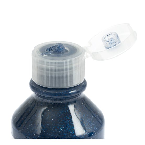 Blue Glitter Paint 150ml image number 4