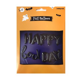 Happy Boo Day Foil Balloon Garland