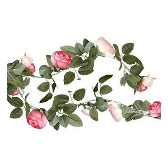 Ginger Ray Pink Floral Garland 1.9m