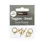 Gold Plated Toggle Clasp 13mm 3 Pack image number 1
