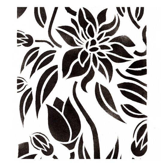 Flower Collection Stencil 21cm x 29cm image number 2