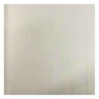Cream Poly Basket Weave Fabric by the Metre