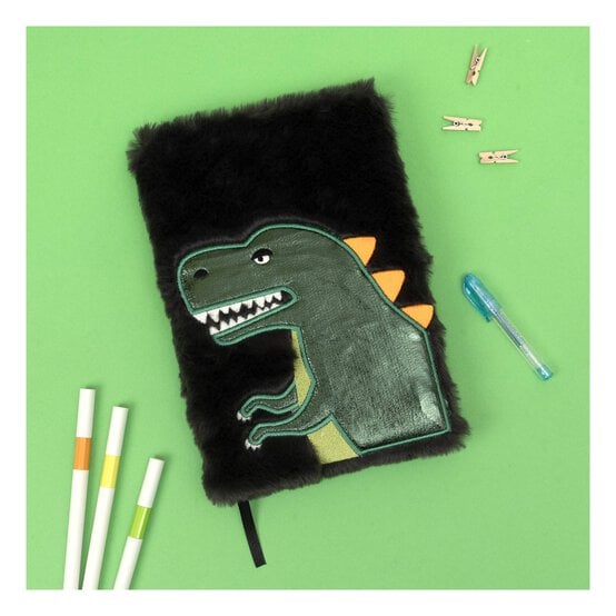 Furry Dinosaur Notebook A5 image number 2