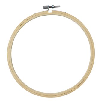 6 Inch Round Wooden Embroidery Hoop 1 Piece