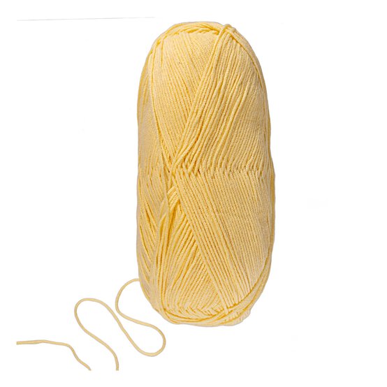 Wendy Lemon Supreme Cotton Love DK Yarn 100g image number 3