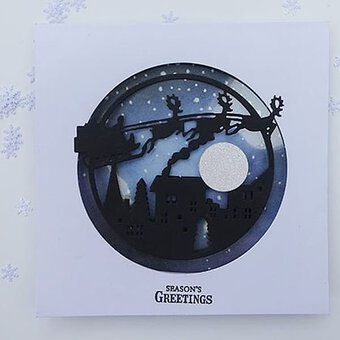 How to Make a Santa Die-cut Card