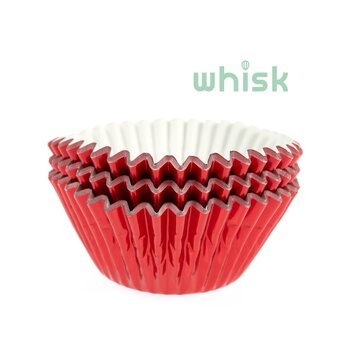 Whisk Red Foil Cupcake Cases 50 Pack