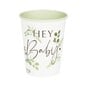 Ginger Ray Hey Baby Paper Cups 8 Pack image number 1