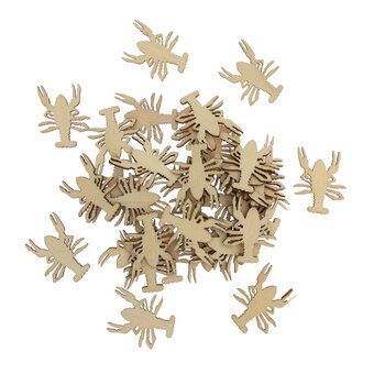 Lobster Wooden Toppers 36 Pack